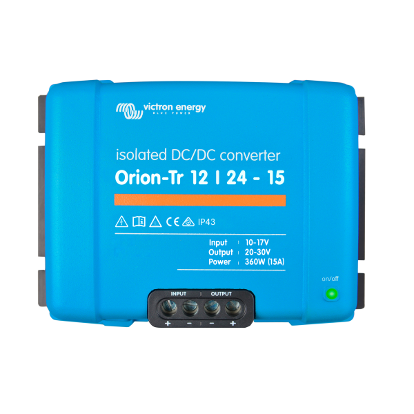 Orion-Tr 12/24-15A (360W) Isolated DC-DC converter