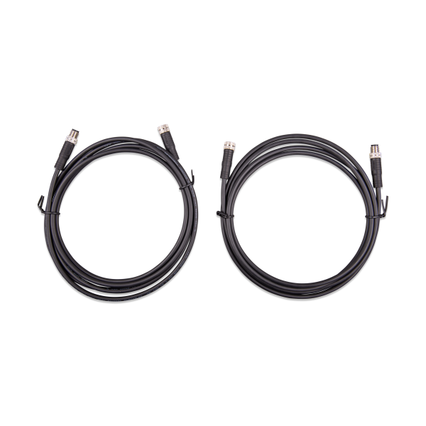 M8 circular connector Male/Female 3 pole cable 3m (bag of 2)