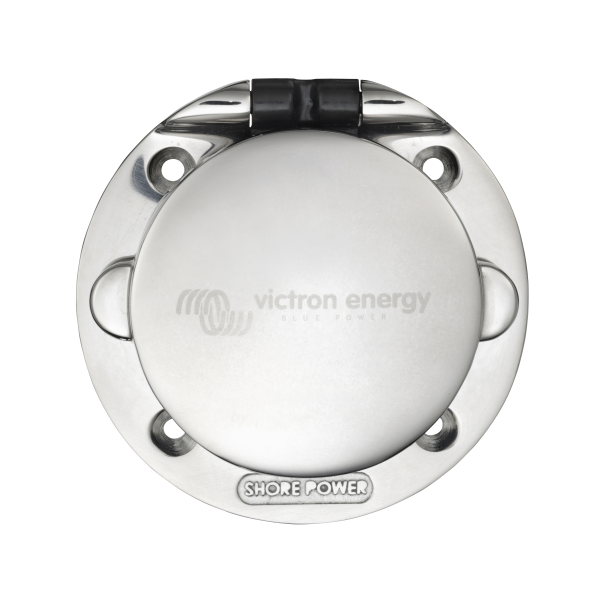 Power Inlet Polyamid with cover 16A/250Vac (2p/3w)